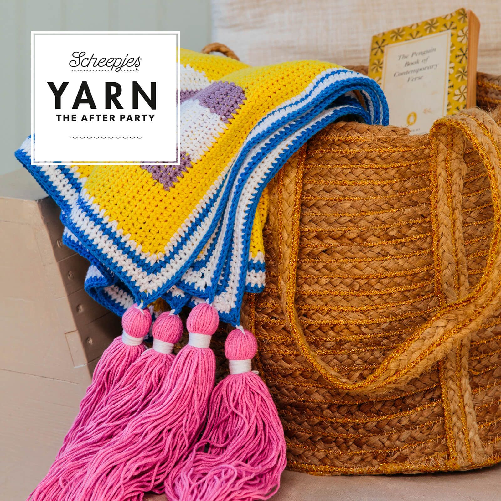Yarn The After Party - Beach Huts Blanket by Helen Anderson - Image 5