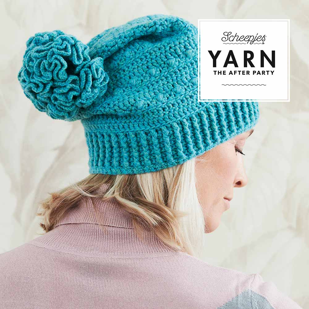 Yarn The After Party Hyperbolic Puff Beanie in Scheepjes Metropolis - Image 2