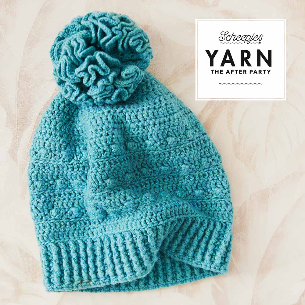 Yarn The After Party Hyperbolic Puff Beanie in Scheepjes Metropolis - Image 3