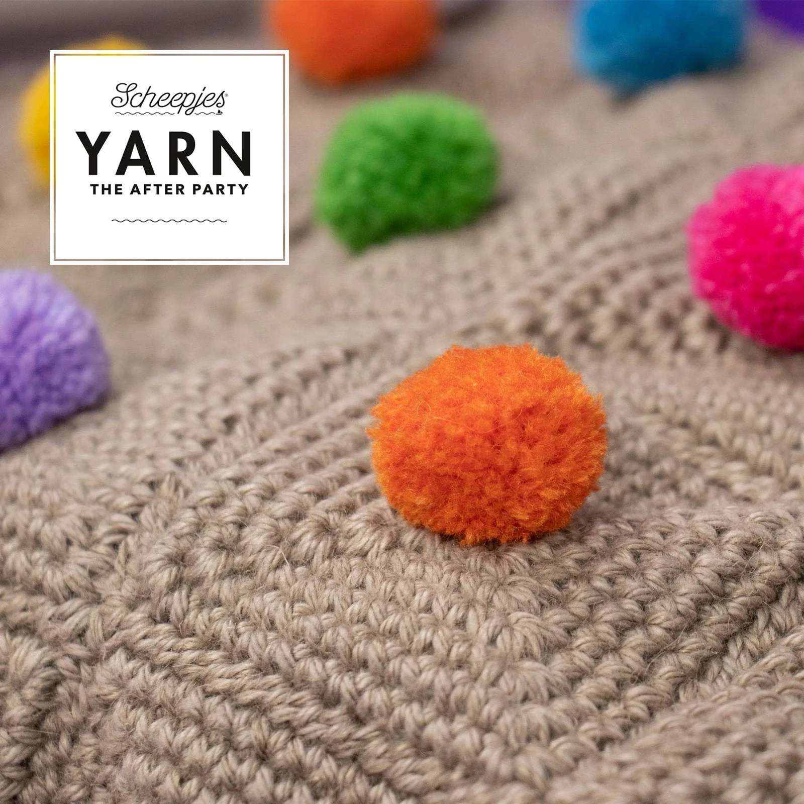 Yarn The After Party Polka Pop Tote in Scheepjes Mighty and Metropolis - Image 3