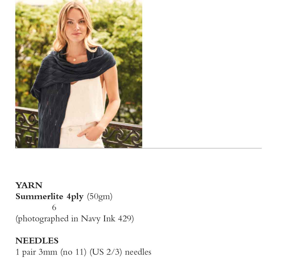 Zoe in Rowan Summerlite 4Ply - Digital Version RM010-00012 - Image 2